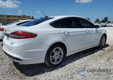 2018 Ford Fusion Se Hybrid z USA, uszkodzony, nr VIN 3FA6P0LU8JR129888
